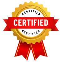 Pngtree_gold luxury certified badge with